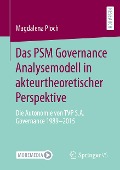 Das PSM Governance Analysemodell in akteurtheoretischer Perspektive - Magdalena Ploch