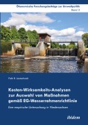 Cover-Bild zum Titel 'Kosten-Wirksamkeits-Analysen zur Auswahl von Maßnahmen gemäß EG-Wasserrahmenrichtlinie' von 'Falk R Lauterbach'