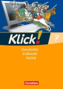 Cover-Bild zum Titel 'Klick! 7. Schuljahr. Arbeitsheft. Geschichte, Erdkunde, Politik - Westliche Bundesländer' von 'Christine Fink, Oliver Fink, Wolfgang Humann, Silke Weise'