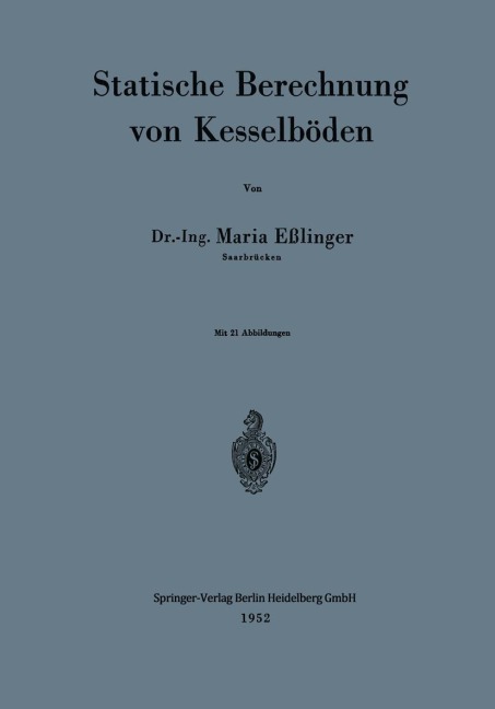 Statische Berechnung von Kesselböden - Maria Eßlinger
