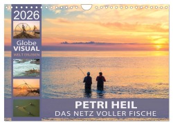 Cover-Bild zum Titel 'PETRI HEIL - Das Netz voller Fische (Wandkalender 2026 DIN A4 quer), CALVENDO Monatskalender' von 'Globe Visual'