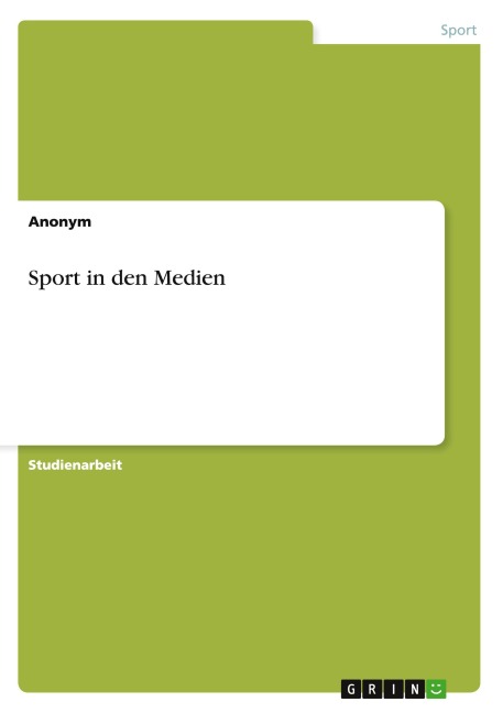Sport in den Medien - Anonymous