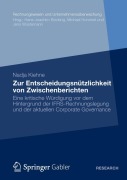 Cover-Bild zum Titel 'Zur Entscheidungsnützlichkeit von Zwischenberichten' von 'Nadja Kiehne'