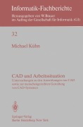 Cover-Bild zum Titel 'CAD und Arbeitssituation' von 'M. Kühn'