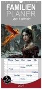 Cover-Bild zum Titel 'Familienplaner 2027 - Goth Fantasie mit 5 Spalten (Wandkalender, 21 x 45 cm) CALVENDO' von ''