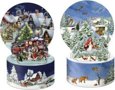 Cover-Bild zum Titel 'Mini-Adventskalender - Adventszauber (Pop-up)' von ''