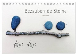 Bezaubernde Steine - Kieselkunst (Tischkalender 2026 DIN A5 quer), CALVENDO Monatskalender - Peter Roder