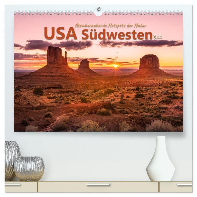 USA Südwesten - Atemberaubende Hotspots der Natur (hochwertiger Premium Wandkalender 2026 DIN A2 quer), Kunstdruck in Hochglanz - Brittasiehtdiewelt Lieder