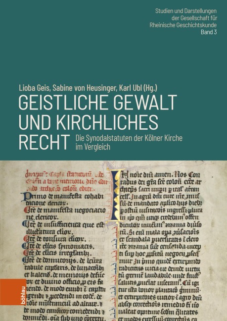 Geistliche Gewalt und kirchliches Recht - 