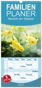 Cover-Bild zum Titel 'Familienplaner 2027 - Neulich am Wasser mit 5 Spalten (Wandkalender, 21 x 45 cm) CALVENDO' von 'Daniela Tapper'