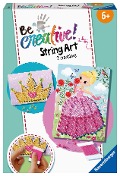 Ravensburger 18245 BeCreative String Art Prinzessin - Kreative Fadenbilder mit romantischer Prinzessin und Krone, für Kinder ab 6 Jahren - 