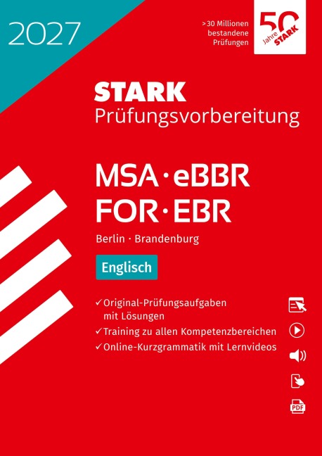 STARK Englisch - MSA/eBBR Berlin - FOR/EBR Brandenburg 2027 - Prüfungsvorbereitung - 