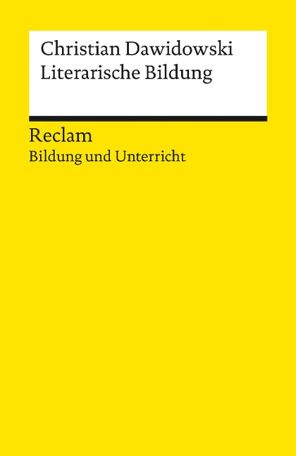 Literarische Bildung - Christian Dawidowski