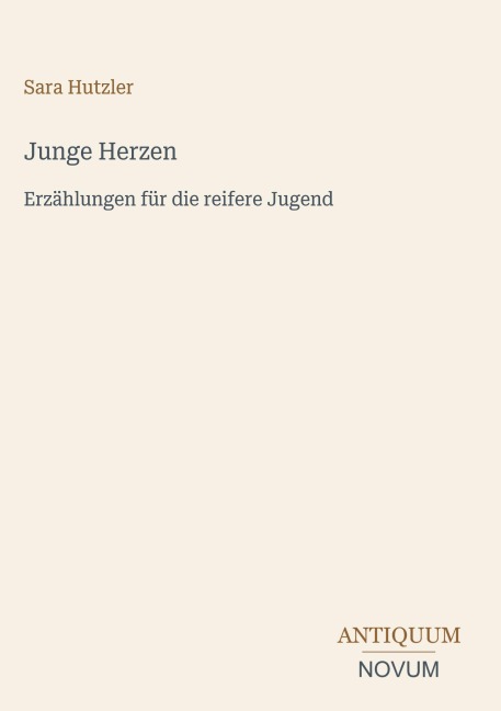 Junge Herzen - Sara Hutzler