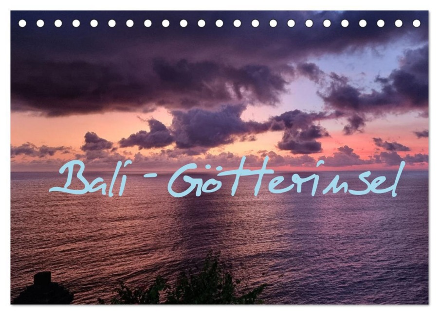 Bali - Götterinsel (Tischkalender 2026 DIN A5 quer), CALVENDO Monatskalender - Oliver Sommer