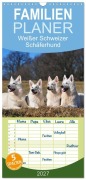 Cover-Bild zum Titel 'Familienplaner 2027 - Weißer Schweizer Schäferhund mit 5 Spalten (Wandkalender, 21 x 45 cm) CALVENDO' von 'Sigrid Starick'