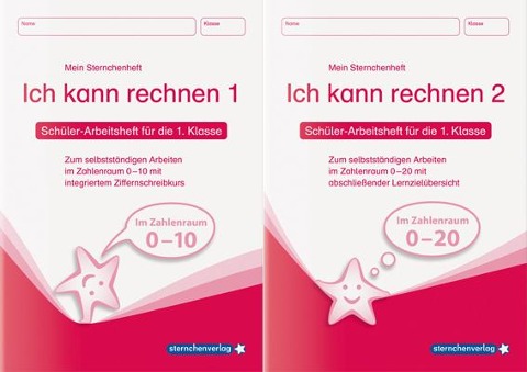 Ich kann rechnen 1 und Ich kann rechnen 2 als Kombi, Schüler-Arbeitshefte für die 1. Klasse - Katrin Langhans