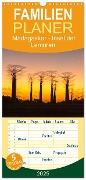 Familienplaner 2025 - Madagaskar - Insel der Lemuren mit 5 Spalten (Wandkalender, 21 x 45 cm) CALVENDO - Uwe Kribus