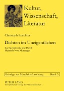 Cover-Bild zum Titel 'Dichten im Uneigentlichen' von 'Christoph Leuchter'