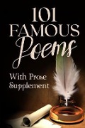 Cover-Bild zum Titel '101 Famous Poems' von 'Roy F. Cook'