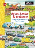 Duden 24+: Autos, Laster & Traktoren: Das große Wimmelbuch der Fahrzeuge - Christina Braun