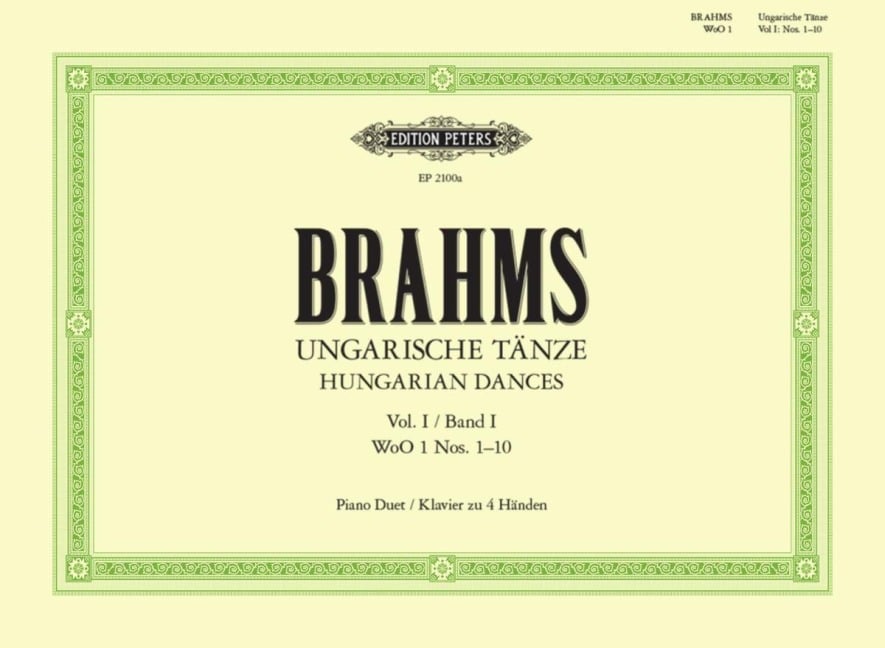 Ungarische Tänze (original) Band 1 - Johannes Brahms