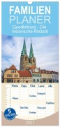 Cover-Bild zum Titel 'Familienplaner 2027 - Quedlinburg - Die historische Altstadt mit 5 Spalten (Wandkalender, 21 x 45 cm) CALVENDO' von 'Thomas Bugdoll'