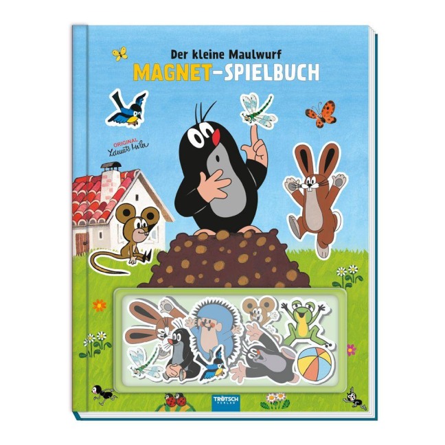 TRÖTSCH - Der kleine Maulwurf Magnet-Spielbuch Pappenbuch mit Magneten - 