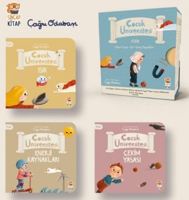 Cocuk Üniversitesi Fizik Seti 3 Kitap Takim - Cagri Odabasi