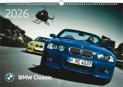 Cover-Bild zum Titel 'BMW Classic Wandkalender 2026 DE' von ''
