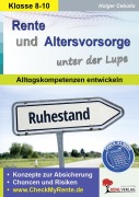 Cover-Bild zum Titel 'Rente und Altersvorsorge unter der Lupe' von 'Holger Cebulla'