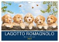 Lagotto Romagnolo - Bilder aus der Kinderstube (Wandkalender 2024 DIN A4 quer), CALVENDO Monatskalender - Sigrid Starick