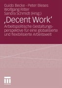 Cover-Bild zum Titel ',Decent Work'' von ''