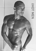 Hot Men 2024 - Bildkalender 29,7x42 cm - Männer - erotischer Kalender - hochwertiger Erotikkalender - schwarz-weiß - Wandplaner - Wandkalender - 