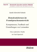 Demokratielernen im Fremdsprachenunterricht: Kompetenzen, Feedback und Einstellungen von Lernenden - Jannik Schwebel-Schmitt