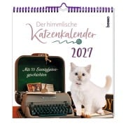 Cover-Bild zum Titel 'Der himmlische Katzenkalender 2027' von 'Heike Wendler'