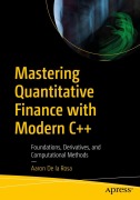 Cover-Bild zum Titel 'Mastering Quantitative Finance with Modern C++' von 'Aaron de la Rosa'
