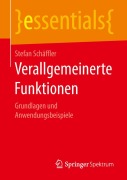Cover-Bild zum Titel 'Verallgemeinerte Funktionen' von 'Stefan Schäffler'