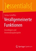 Cover-Bild zum Titel 'Verallgemeinerte Funktionen' von 'Stefan Schäffler'