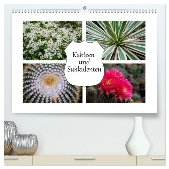 Kakteen und Sukkulenten (hochwertiger Premium Wandkalender 2026 DIN A2 quer), Kunstdruck in Hochglanz - Steffen Gierok