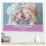 Albino Frauen - Kunstvolle Werke (hochwertiger Premium Wandkalender 2026 DIN A2 quer), Kunstdruck in Hochglanz - Liselotte Brunner-Klaus