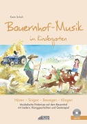 Cover-Bild zum Titel 'Bauernhof-Musik im Kindergarten (inkl. CD)' von 'Karin Schuh'