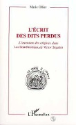 Cover-Bild zum Titel 'L'écrit des dits perdus' von 'Ollier'