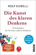 Cover-Bild zum Titel 'Die Kunst des klaren Denkens' von 'Rolf Dobelli'