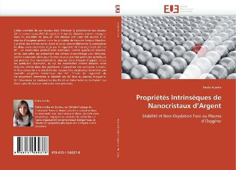 Propriétés Intrinsèques de Nanocristaux d'Argent - Emilie Klecha