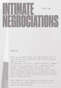 Cover-Bild zum Titel 'Intimate Negrociations' von 'Bode Owa'