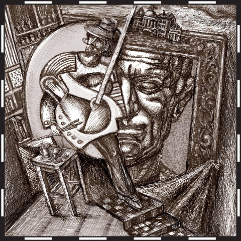 Portret - Nikolaj Gogol', Vladimir Romanychev