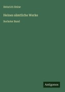 Cover-Bild zum Titel 'Heines sämtliche Werke' von 'Heinrich Heine'