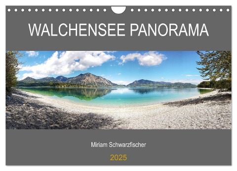 Walchensee Panorama (Wandkalender 2025 DIN A4 quer), CALVENDO Monatskalender - Miriam Schwarzfischer