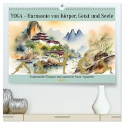 Cover-Bild zum Titel 'YOGA - Harmonie von Körper, Geist und Seele (hochwertiger Premium Wandkalender 2026 DIN A2 quer), Kunstdruck in Hochglanz' von 'Claudia Kleemann'